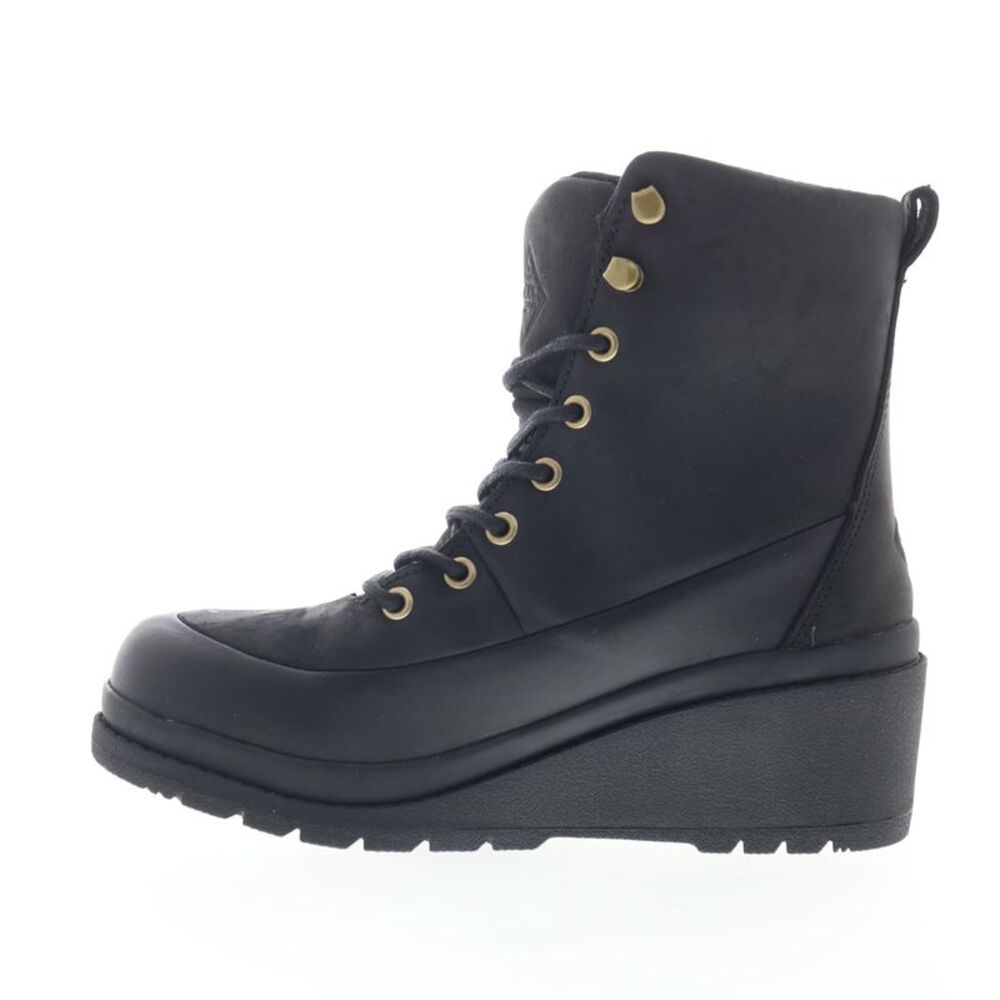 Original Muck Womens Liberty Wedge Waterproof Black Boots (NWT) - Picture 5 of 7